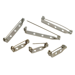 Metal Safety <b>Pins</b> For DIY Brooches And Accessories All Sizes Available In Stock General Use Plated Finish - Product Image 3