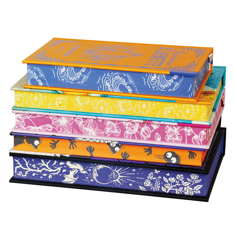 Custom Printed Hardcover Books With Sprayed Edge Perfect Binding Art Paper Film Lamination