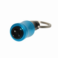Lot de 6 supports de tournevis hexagonaux de 1/4 pouce avec porte-clés, barre d'extension, support de vis à changement rapide pour la plupart des outils électriques