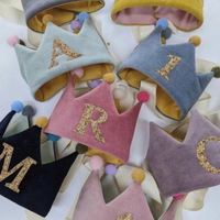 Vente chaude bébé enfants fête d'anniversaire en trois dimensions couronne coiffure décoration accessoires chapeau princesse accessoires