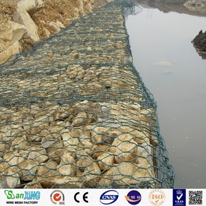 Grillage hexagonal en fil de fer recouvert de PVC vert, robuste, 3 mm, pour gabions - Product Image 5