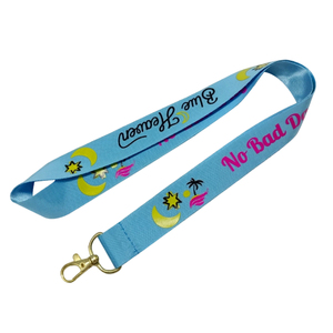 Casual Daily Key <b>Lanyard</b> Soft <b>Polyester</b> Neck Strap for Backpack Pendant Mobile Phone Anti-lost - Product Image 1