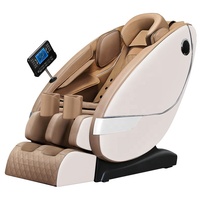 LEERCON Vente Flash Fauteuil de Massage Airbag 3D Zéro Gravité, Chaise de Massage 4D Corps Entier à Prix Réduit