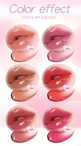 Gloss à lèvres personnalisé MLM OEM ODM en verre, marque privée, haute brillance, effet repulpant, longue tenue, hydratant, fini miroir, gloss brillant - Product Image 5