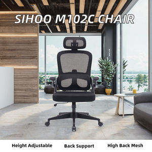 <span class=keywords><strong>Silla</strong></span> Ejecutiva Moderna M102C con Reposabrazos 3D Ajustables, Soporte Lumbar Ajustable, Respaldo Alto de Tela y Base Giratoria - Product Image 2