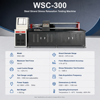 WSC-300 PC Strand Stress Relaxation Tester 300kN High Pressure Measuring Instrument for Prestressed Concrete