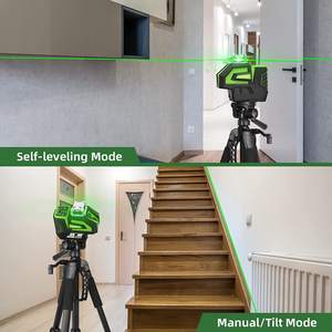 <span class=keywords><strong>Nivel</strong></span> Láser Verde <span class=keywords><strong>Autonivelante</strong></span> <span class=keywords><strong>Huepar</strong></span> 7211CG, Cruz de 5 Líneas, 2 Puntos de Plomada, Herramienta Horizontal de 360° - Product Image 4