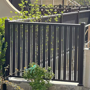 <span class=keywords><strong>Porte</strong></span> coulissante automatique moderne en alliage d'aluminium pour cour <span class=keywords><strong>de</strong></span> villa, <span class=keywords><strong>garage</strong></span>, entrée sécurisée, jardin extérieur - Product Image 2