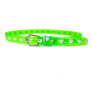 <span class=keywords><strong>Cintura</strong></span> Sottile Y2K in PVC Trasparente <span class=keywords><strong>con</strong></span> Stampa a Farfalla, Fibbia in Lega e Design a Cuore <span class=keywords><strong>con</strong></span> Glitter Argentato - Product Image 6