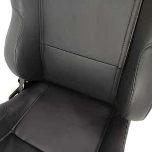 أسود PVC جلدية مقاعد سباق السيارات العالمي استخدام الكبار تأتي مع منزلق مزدوج مقعد - Product Image 2