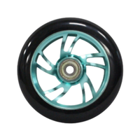 100mm 125mm aluminium Skateboard Scooter pièces PU coulée roues pour cascadeurs Scooters patins à roues alignées accessoires de Scooter électrique