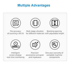 ماكينة تلقائية بالكامل لتعبئة وتعبئة وتعبئة الاهتزاز على مرحلتين ، ماكينة إلكترونية بالكامل - Product Image 4