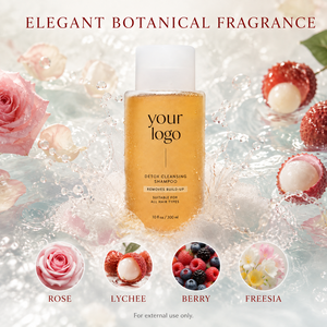 Deep Cleansing Shampoo Clarifies Scalp <b>Removes</b> Oil Hard Water Minerals Restores Soft Shine Sulfate Free Detox Cleansing Shampoo - Product Image 3