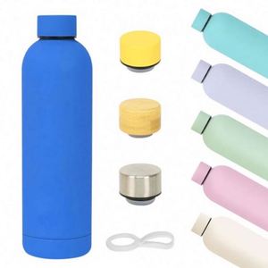 Bouteilles isothermes à double paroi avec logo personnalisé, 350 ml, 500 ml, petite ouverture, en acier inoxydable, bouteille d'eau de sport pour les voyages - Product Image 1