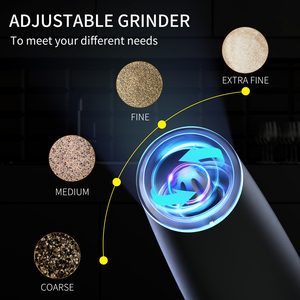 Moulin à sel et poivre électrique Gravity, moulin rechargeable de type C avec lumière LED et noyau en céramique - Product Image 3