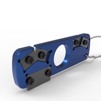 Mini aiguiseur de couteaux de cuisine et de poche multifonctionnel portable en alliage d'aluminium et carbure, multi-grains, pour extérieur