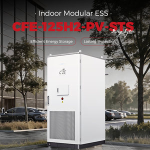 Système de stockage d'énergie C&I sur réseau refroidi par liquide CFE IP54, 261 kWh, 125 kW, armoire de batterie lithium-ion hybride BESS, 8000 cycles - Product Image 3