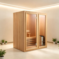 Ruang Sauna dengan Desain Kayu Kontemporer, Pemanas Multi Zona, Kontrol Cerdas, dan Finishing Khusus untuk Hotel, Vila, dan Klub Kebugaran