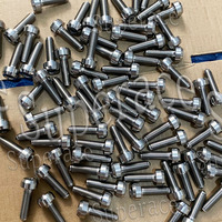 Boulon de jante fendue en titane M7x24mm, boulon à tête cannelée 12 points en titane pour jantes fendues