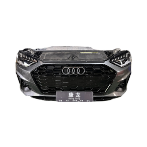 Parachoques Delantero Derecho para <span class=keywords><strong>Audi</strong></span> A4 20-24, Ensamblaje de Repuesto con Tornillos, Recortes para Sensor de Asistencia de Estacionamiento, Negro Carbón, Plástico Duradero Usado - Product Image 6