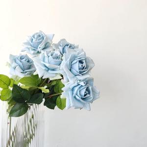 Rose Artificiali Real Touch YM all'Ingrosso, Bianche, Rosa, Rosse, Blu, di Alta Qualità per Decorazioni Casa e Matrimonio - Product Image 5