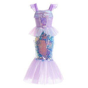 Vestido <span class=keywords><strong>de</strong></span> Princesa en Oferta, Disfraz <span class=keywords><strong>de</strong></span> Cumpleaños y Navidad para Niña, Disfraz <span class=keywords><strong>de</strong></span> Princesa para Niños - Product Image 2