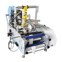 Machine d'étiquetage semi-automatique pour bouteilles rondes, étiqueteuse de bouteilles de boissons, machine d'étiquetage automatique de bouteilles