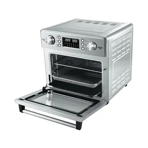 Vente en gros 1700w 26l Four à air de grande capacité Friteuse d'air numérique intelligente Four à air chaud à convection en acier inoxydable sans huile