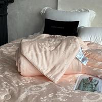 Vente directe d'usine, édredons et housses de couette en soie et fibres de soja haut de gamme, sur mesure, quatre saisons, style simple