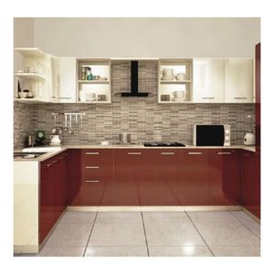 Allure Fabricación personalizada Cocina de alta calidad Mesa de isla modular Gabinetes De Cocina De madera maciza Gabinetes De Cocina modernos - Product Image 3