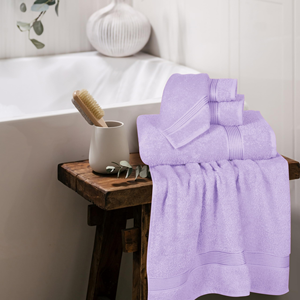 Star Hotel Quality 32 S Long Terry Loop Soft 100% Cotton <b>Towel</b> <b>Set</b> Custom Featuring Rectangular Texture Satin Band <b>Towel</b> <b>Set</b> - Product Image 4