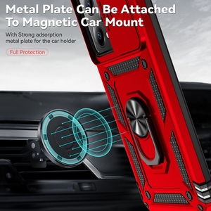 เคสแม่เหล็กติดในรถยนต์แบบมีห่วงสำหรับ <span class=keywords><strong>Xiaomi</strong></span> 14T PRO 5g 13 12 Pro 12X redmi Note 14 12 Pro ปกป้องเลนส์กล้องสไลด์ <span class=keywords><strong>A1</strong></span> - Product Image 6