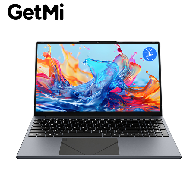 Wholesale 15.6" Sliver  2-in-1 Business Student Laptop Intel N5095 SSD Fingerprint HD Display Touch Screen Wins 11 Laptop