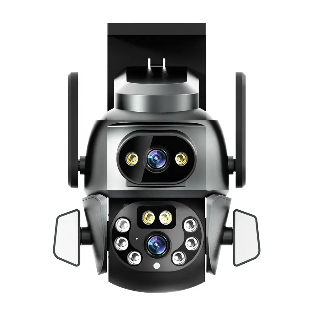 Kamera Wifi PTZ deteksi manusia luar ruangan Audio dua arah kamera keamanan CCTV penglihatan malam warna nirkabel
