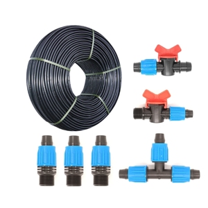 Tubo de Riego por Goteo Cilíndrico de 16 mm con Emisor Interno para Invernaderos, Campos Agrícolas y Huertos - Product Image 1