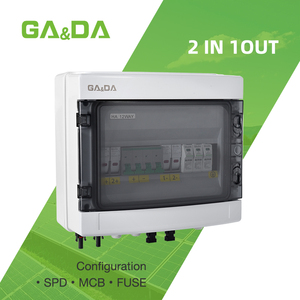 <span class=keywords><strong>GADA</strong></span> 500V/1000V DC Solar Combiner Box IP65 Equipo de distribución de energía con protección contra sobretensiones 2 en <span class=keywords><strong>1</strong></span> para matrices fotovoltaicas - Product Image 3