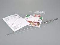 Lance d'échantillonnage manuelle autoclavable de précision pour laboratoire, mini-échantillonneur de poudre à flux libre, sans danger pour les aliments