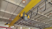 Palans électriques à chaîne à faible hauteur de levage de 10 tonnes, palans électriques robustes à double vitesse