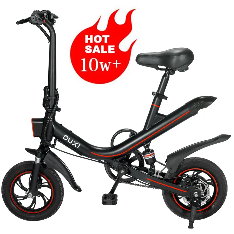 Eu Magazijn Ouxi V1 V5 V6 350W 500W 600W 12 ''14'' 16 ''Folding E fiets Trapondersteuning Elektrische City Bike Elektrische Fiets