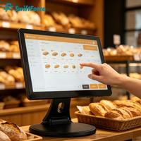 Terminal de point de vente (TPV) pliable à écran tactile de 15,6 pouces avec support réglable, certifié CE, fabricant OEM de TPV sur mesure