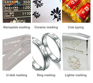 Máquina de grabado láser de fibra con enfoque automático para metal 3D 20W 30W 50W, máquina grabadora de vidrio giratoria - Product Image 6