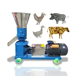 Misturador de ração para aves com triturador para máquina de processamento de ração animal