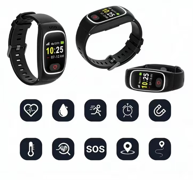 4G Smart Watch VL16 for Elderly With Fall Detection Alarm SOS GPS WiFi BT Location Ensure Safe for Lonely Elderly Nursing Homes