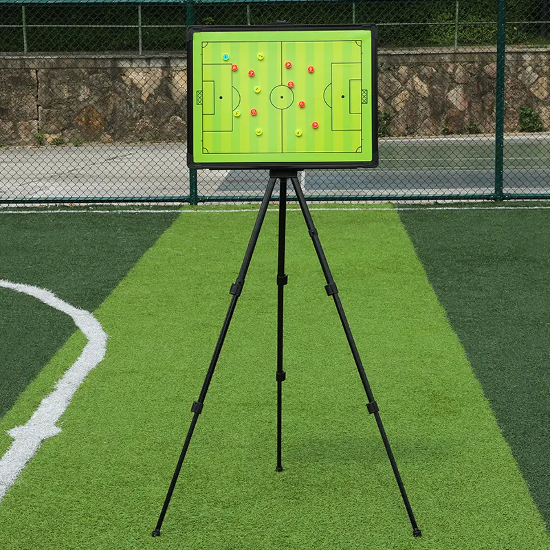 Staande Opvouwbare Tactiek Board Voor Voetbal Coaches Magnetische Tactiek Strategy Board Met Draagtas