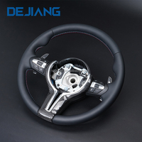 Volant en cuir M Sport pour BMW X3 X4 E60 E70 E90 E92 E46 M3 F22 F30 F32 F35 M6 F10 F15 F20 F30 F80 F11 F06 en fibre de carbone