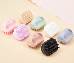 Nouveau design de peigne de massage du cuir chevel, massage du cuir chevel en silicone à double usage, humide et sec, brosse en bambou, masseur de tête, cuir chevel - Product Image 6