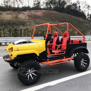 Carrito de Golf de Lujo Todoterreno de Acero con Motor de Gasolina de 350 CC y 4 Asientos para 4 Pasajeros - Product Image 6