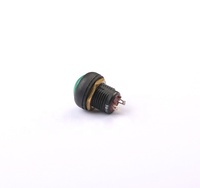 Vente chaude 12mm interrupteur à bouton-poussoir interrupteur étanche bouton vert interrupteur momentané étanche IP67