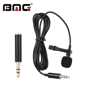 Cablato professionale stile lavalier metallo clip microfono adatto per smartphone live streaming registrazione, comodo e veloce - Product Image 2