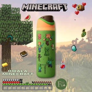 <span class=keywords><strong>Botella</strong></span> Termo de Agua de Acero Inoxidable O-wala FreeSip de 32oz, Edición <span class=keywords><strong>Minecraft</strong></span> Verde, con Pajita, Libre de BPA, para Viajes - Product Image 6